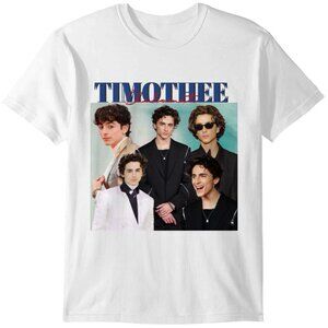 Timothée Chalamet 90s Rap Hiphop Graphic T-Shirt Movie Star Fan Gift 159